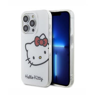 Hello Kitty IML Head Logo Zadní Kryt pro iPhone 13 Pro, bílá