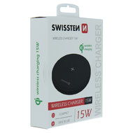 SWISSTEN WIRELESS Bezdrátová nabíječka 15W černá