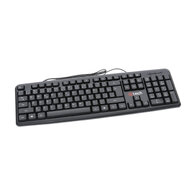 C-TECH klávesnice KB-102 USB, slim, black, CZ/SK