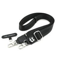 Karl Lagerfeld Universal Crossbody popruh Choupette Patch - černá