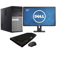 Herní PC sestava Dell OptiPlex 9020 Tower Intel Core i5 s 22" HD monitorem / 8 GB RAM / 500 GB HDD / Ge-Force GTX 1050Ti / Windows 10
