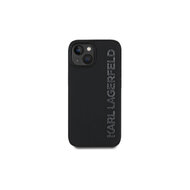 Karl Lagerfeld 3D Rubber Glitter Logo Zadní Kryt pro iPhone 13 Černá Karl Lagerfeld 3D Rubber Glitter Logo Zadní Kryt pro iPhone 13 Černá