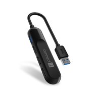 Connect IT USB-A hub USB 3.0, 4 porty - černá