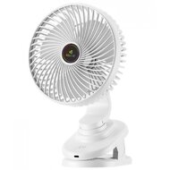 Přenosný ventilátor Kisonli F104, 1200mAh – bílá