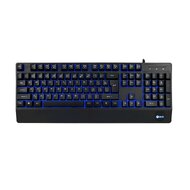 C-TECH Klávesnice KB-104BK, USB, 3 barvy podsvícení, černá, CZ/SK