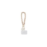 Guess Přívěsek 4G Saffiano Charm Pink