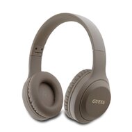 Guess Classic Silver Logo Bluetooth Stereo Headphone Brown