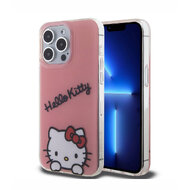 Hello Kitty IML Daydreaming Logo Zadní Kryt pro iPhone 13 Pro, růžová