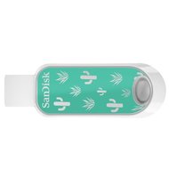 USB Flash SanDisk Cruzer Glide 32 GB - zelená (kaktusy)