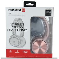 BLUETOOTH STEREO SLUCHÁTKA SWISSTEN TRIX RŮŽOVÁ