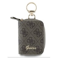 Guess PU 4G Script Logo Klíčenka Brown