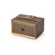 Kisonli G1 reproduktor, Bluetooth, USB, SD, AUX, FM, Hnědá