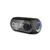 Kisonli LP-2S reproduktor, Bluetooth, hodiny, SD, FM, AUX, RGB, Černá Kisonli LP-2S reproduktor, Bluetooth, hodiny, SD, FM, AUX, RGB, Černá