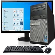 Výkonná PC sestava Dell OptiPlex 7010 Tower Intel Core i5 / 8 GB RAM / 128 GB SSD + 500 GB HDD / Windows 10 + 24" monitor