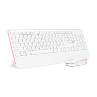 Connect IT Combo bezdrátová klávesnice + myš (+1x AAA +1x AA baterie) CZ/SK - bílá/růžová Connect IT Combo bezdrátová klávesnice + myš (+1x AAA +1x AA baterie) CZ/SK - bílá/růžová