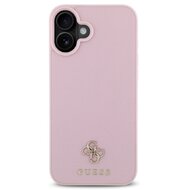 Guess PU Grained 4G Small Metal Logo MagSafe Zadní Kryt pro iPhone 16 Růžová Guess PU Grained 4G Small Metal Logo MagSafe Zadní Kryt pro iPhone 16 Růžová