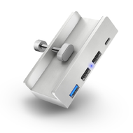 Connect IT USB DeskHub 4v1, montování na stůl - stříbrná