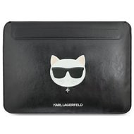Karl Lagerfeld Choupette Head Embossed Computer pouzdro 16" Black
