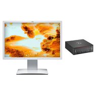 Fujitsu Esprimo Q958 + Fujitsu B24W-7 LED Intel Core i5-8500T 2.10 GHz / 32 GB / 1 000 GB SSD