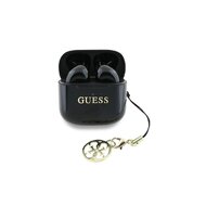 Guess Classic Logo Charm TWS Bezdrátová Sluchátka Černá