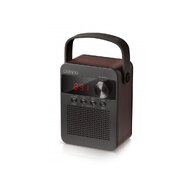 Rádio CARNEO F90 FM, bluetooth reproduktor, black/wood