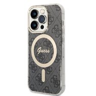 Guess IML 4G MagSafe Zadní Kryt pro iPhone 14 Pro Black