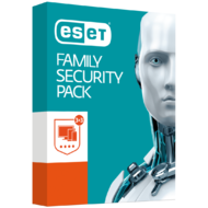 Eset Family Security Pack - Ochrana počítače pro 3 počítače a 3 mobilní zařízení pro domácnosti