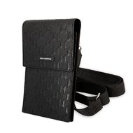 Karl Lagerfeld Saffiano Monogram Wallet Phone Bag černý