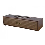 Reproduktor Kisonli G11A, Bluetooth, USB, SD, AUX, FM – hnědá