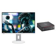 Fujitsu Esprimo Q558 + Fujitsu B24-9W Intel Core i5-9400T 1.80 GHz / 8 GB / 256 GB SSD