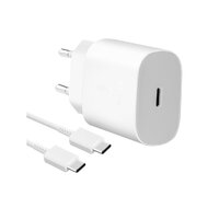 Samsung Nabíječka 25W + Datový kabel USB-C/USB-C (Bulk) - bílá