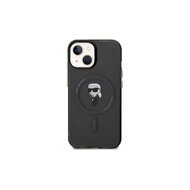 Karl Lagerfeld IML Ikonik MagSafe Zadní Kryt pro iPhone 15 Černá