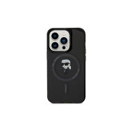 Karl Lagerfeld IML Ikonik MagSafe Zadní Kryt pro iPhone 15 Pro Černá