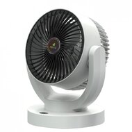 Přenosný ventilátor Kisonli F103, 2400mAh – bílá/černá