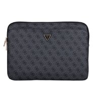 Guess PU 4G Triangle Logo Obal pro Notebook 14" - černá