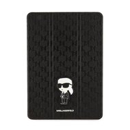 Karl Lagerfeld Folio Magnet Allover Cover Black Saffiano Monogram Ikonik