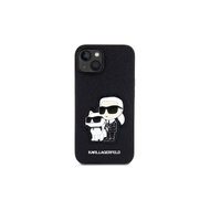 Karl Lagerfeld PU Saffiano Karl and Choupette Zadní Kryt pro iPhone 13 Černá Karl Lagerfeld PU Saffiano Karl and Choupette Zadní Kryt pro iPhone 13 Černá