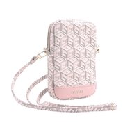 Guess PU G Cube Wallet Phone Bag Zipper Pink