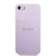 Guess PU Leather Saffiano Zadní Kryt pro iPhone 7/8/SE2020/SE2022 Purple