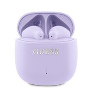 Guess Printed Classic Logo TWS Bezdrátová Sluchátka Purple