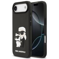 Karl Lagerfeld zadní kryt pro iPhone Air, 3D Rubber K&Ch - černá Karl Lagerfeld zadní kryt pro iPhone Air, 3D Rubber K&Ch - černá