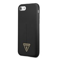 Guess Silicone Line Triangle Zadní Kryt pro iPhone 7/8/SE2020/SE2022 Black