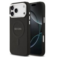 Guess zadní kryt pro iPhone 17 Pro Max, PU Saffiano MagSafe - černá Guess zadní kryt pro iPhone 17 Pro Max, PU Saffiano MagSafe - černá