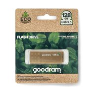 GOODRAM UME3 ECO FRIENDLY USB 3.0 Flash disk 128GB - hnědá