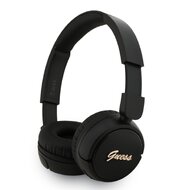 Guess Script Metal Logo Bezdrátová Sluchátka - černá