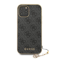 Guess 4G Charms Zadní Kryt pro iPhone 12 Pro Max 6.7 Grey