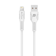 Datový kabel DeTech DE-C27i, lightning, bílý (iPhone 5/6/7/SE) - 1 m