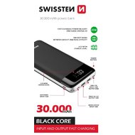 SWISSTEN BLACK CORE POWER BANK 30000 mAh