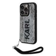 Karl Lagerfeld Sequins Reversible Zadní Kryt pro iPhone 14 Pro Max Black