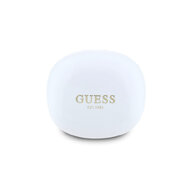 Guess Glossy Classic Logo TWS Bezdrátová Sluchátka Bílá